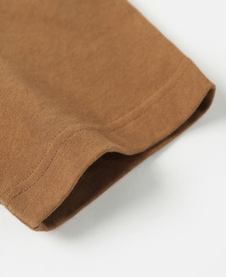 9.8 oz Cotton Classic Pocket T-Shirt - Light Brown　