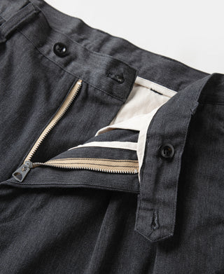 1930s IVY Style Double Pleated Chino Trousers