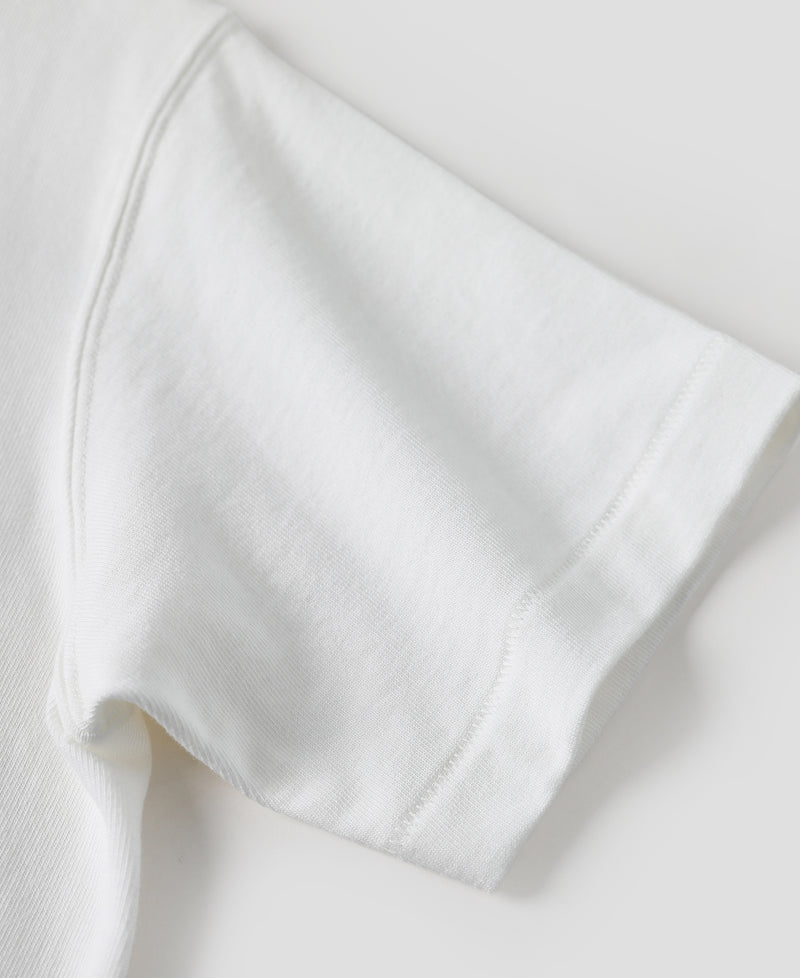 Loopwheel Ringspun Cotton Tubular Athletic T-Shirt - White - Bronson ...