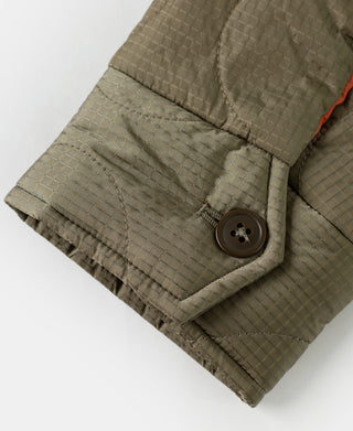 Vietnam War Quilted Padded Souvenir Jacket - Olive