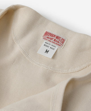 14 oz Side Closing Henley Shirt - Apricot