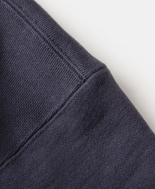 1940s Heavyweight SKI V-Inset Sweater - Navy