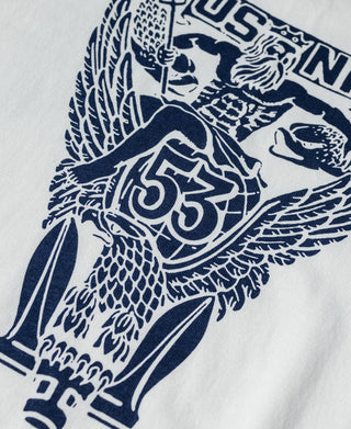 USNA Poseidon Graphic T-Shirt - White