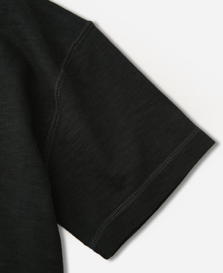 10.5 oz US Cotton Tubular Gusset T-Shirt - Black