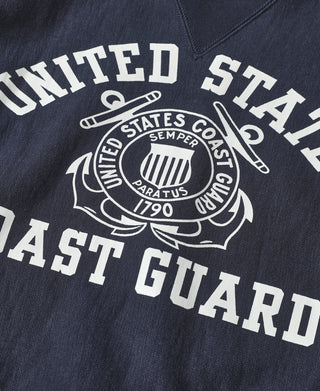 21 oz USCG Reverse Weave Sweatshirt