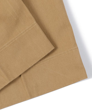 1930s IVY Style Double Pleated Chino Trousers - Yellow