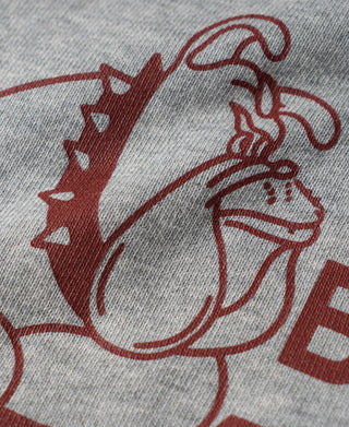 1980s Marine Bulldog Raglan Sweatshirt - Gray