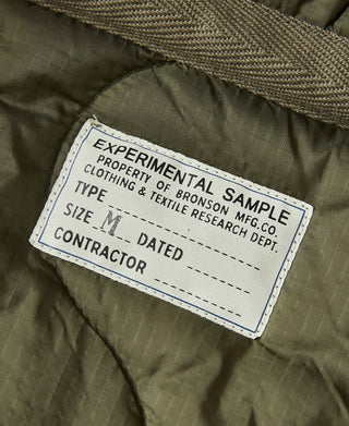 Military Style Quilted Padded Ripstop Nylon Jacket - Experimental Sample