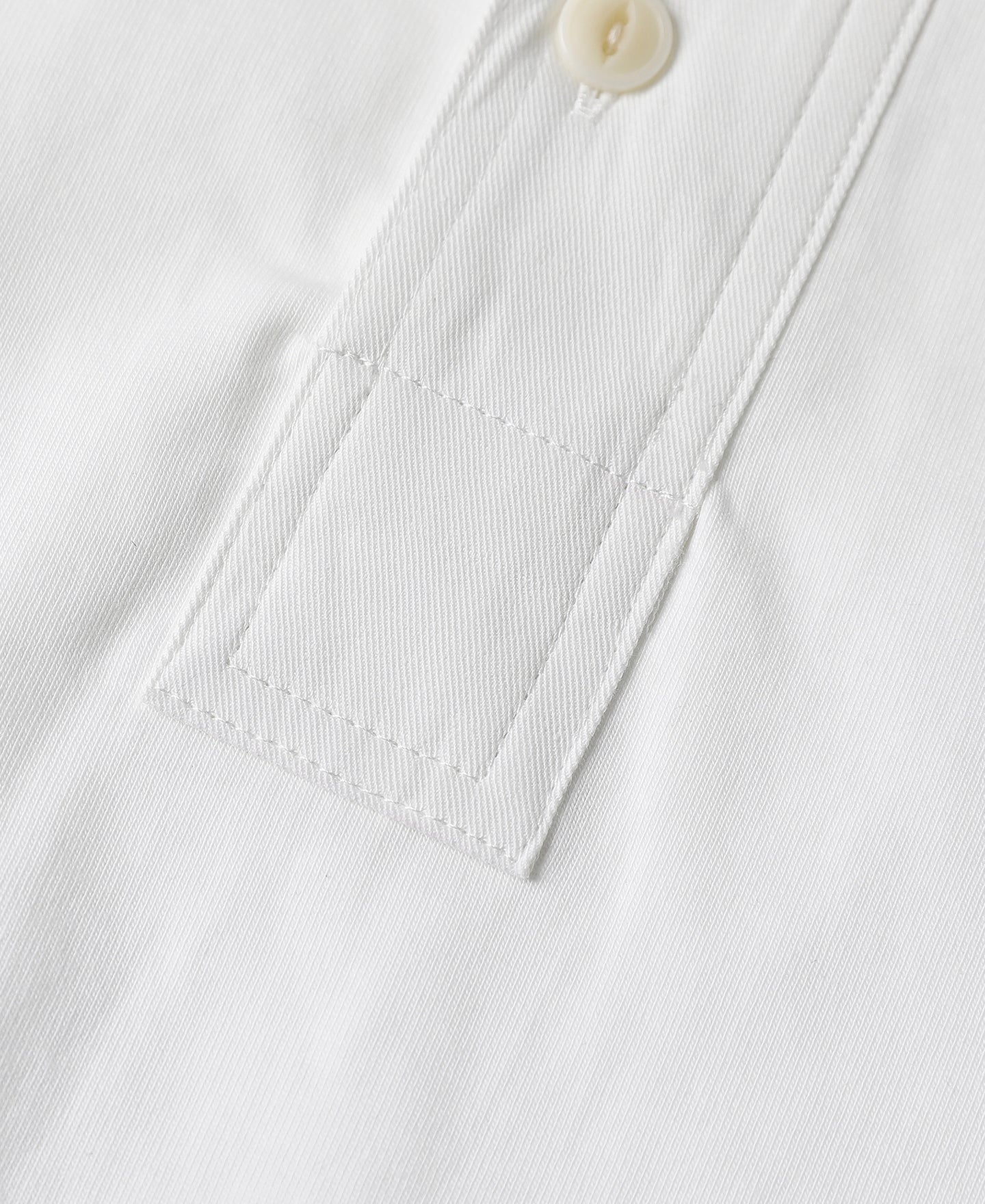 Men’s Vintage Short Sleeve Henley Neck T-Shirt - White | Bronson