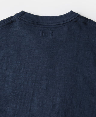 10.5 oz Cotton Tubular Gusset T-Shirt - Indigo