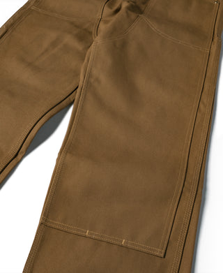 Heavy Duty Canvas Double Knee Pants - Brown