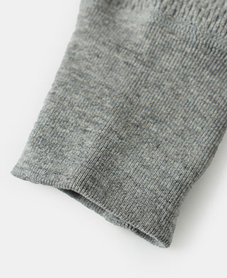 Heavyweight Raschel Knitting Waffle Thermal Shirt - Gray