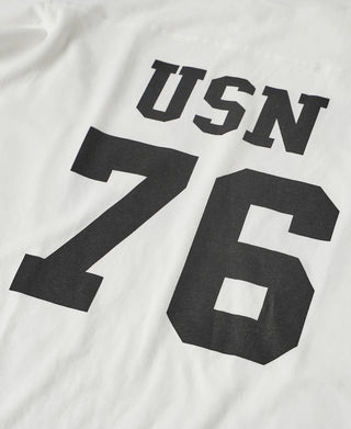 US Naval Football T-Shirt - White