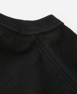 10.5 oz US Cotton Tubular Gusset T-Shirt - Black