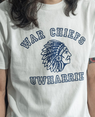 Retro War Chief Graphic T-Shirt - White