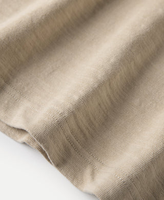 10.5 oz Cotton Tubular Gusset T-Shirt - Sand