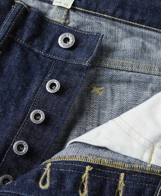 WWII Simplified Model Cowboy Selvedge Denim Jeans