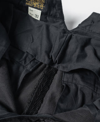 1920s Heavy-Duty Corduroy Work Pants - Black