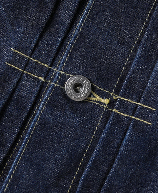 WWII Simplified Model Cowboy Selvedge Denim Jacket