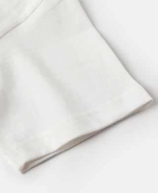 1930s Slanted Pocket Tubular T-Shirt - White