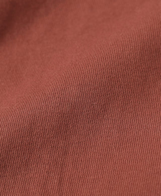 Vintage Short Sleeve Henley T-Shirt - Brick Red