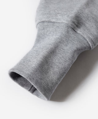 17.5 oz Terry Cloth Zip-Up Hoodie - Gray