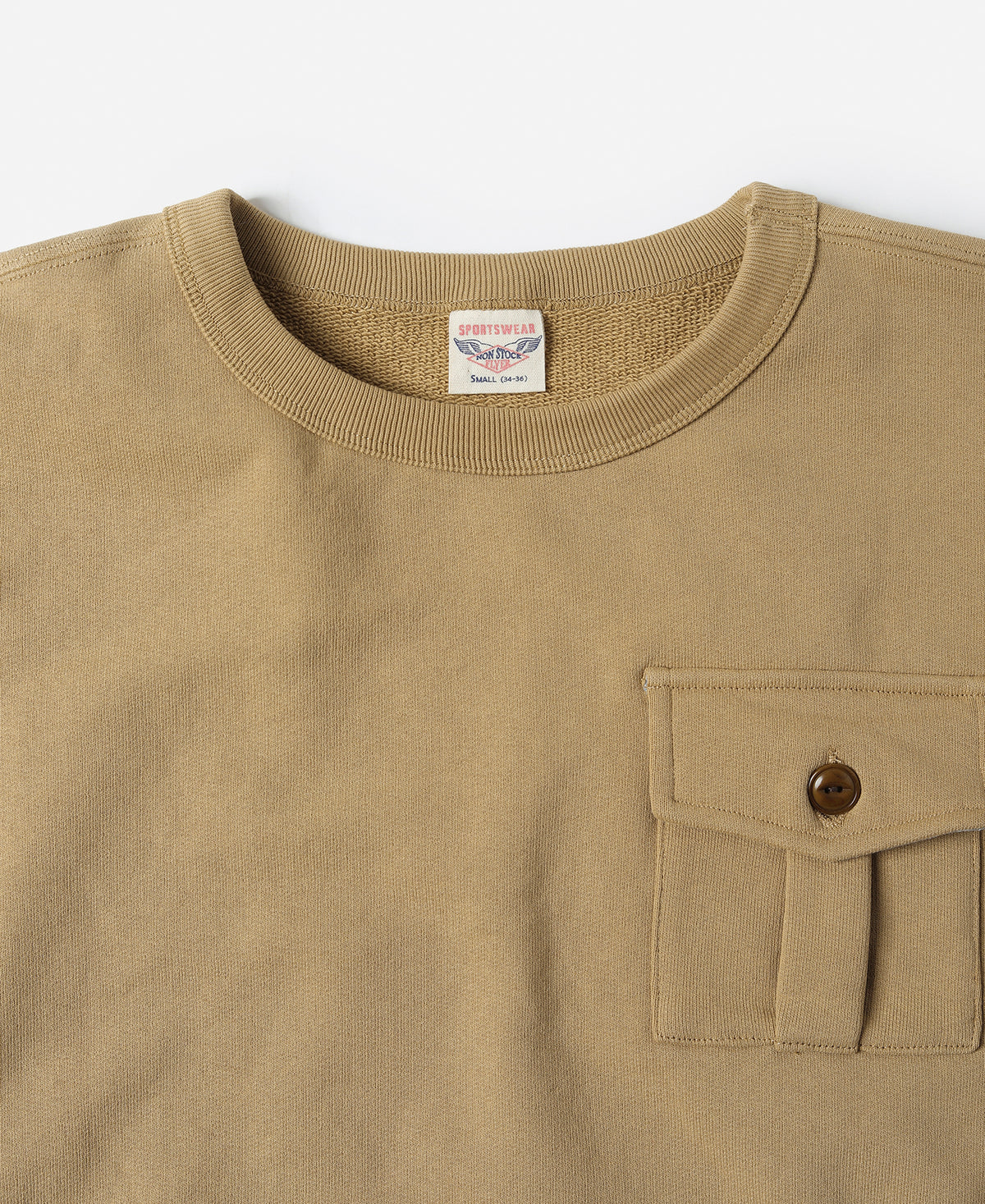 Military Pocket Sweatshirt - Khaki