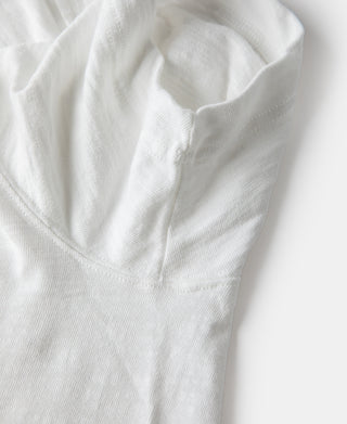 10.5 oz Cotton Tubular Gusset T-Shirt - White