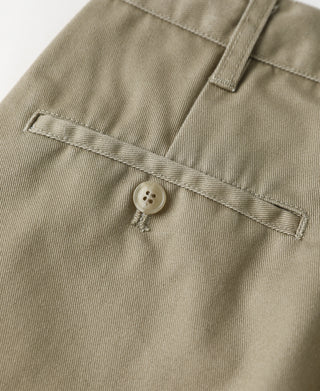 1970s Straight-Leg Work Pants - Khaki