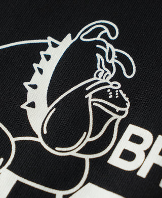 1980s Marine Bulldog Raglan Sweatshirt - Black