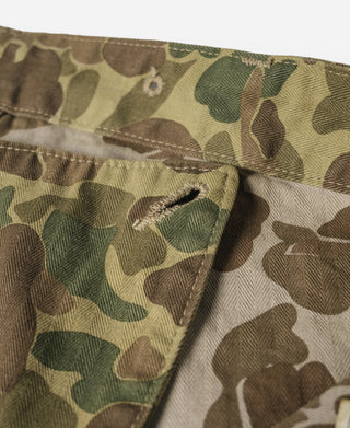 US Army M-1943 Herringbone Cotton Camouflage Pants (Modified)