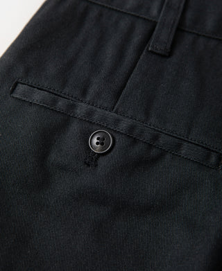 1970s Straight-Leg Work Pants - Black