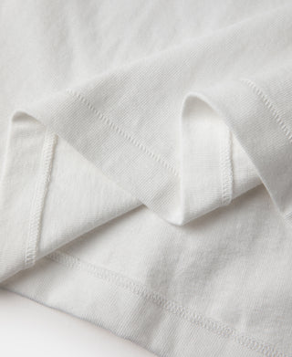 Loopwheel Tubular Athletic T-Shirt - White