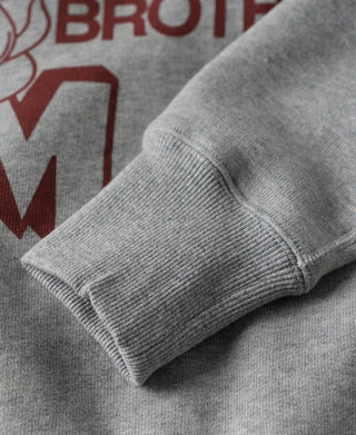 1980s Marine Bulldog Raglan Sweatshirt - Gray