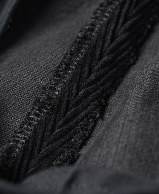 1920s Heavy-Duty Corduroy Work Pants - Black
