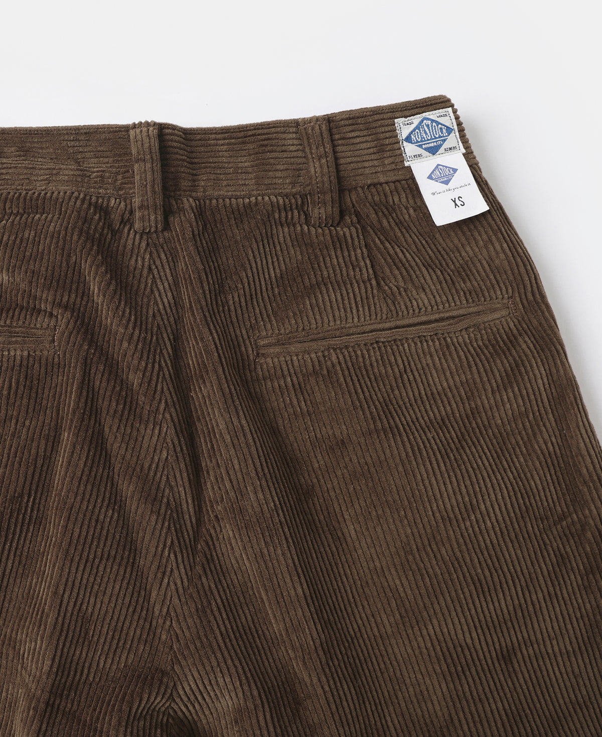 12.5 oz 8 Wale Corduroy Trousers - Brown