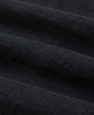 10.5 oz Cotton Tubular Gusset T-Shirt - Black