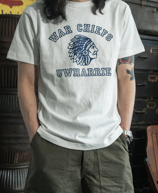 Retro War Chief Graphic T-Shirt - White