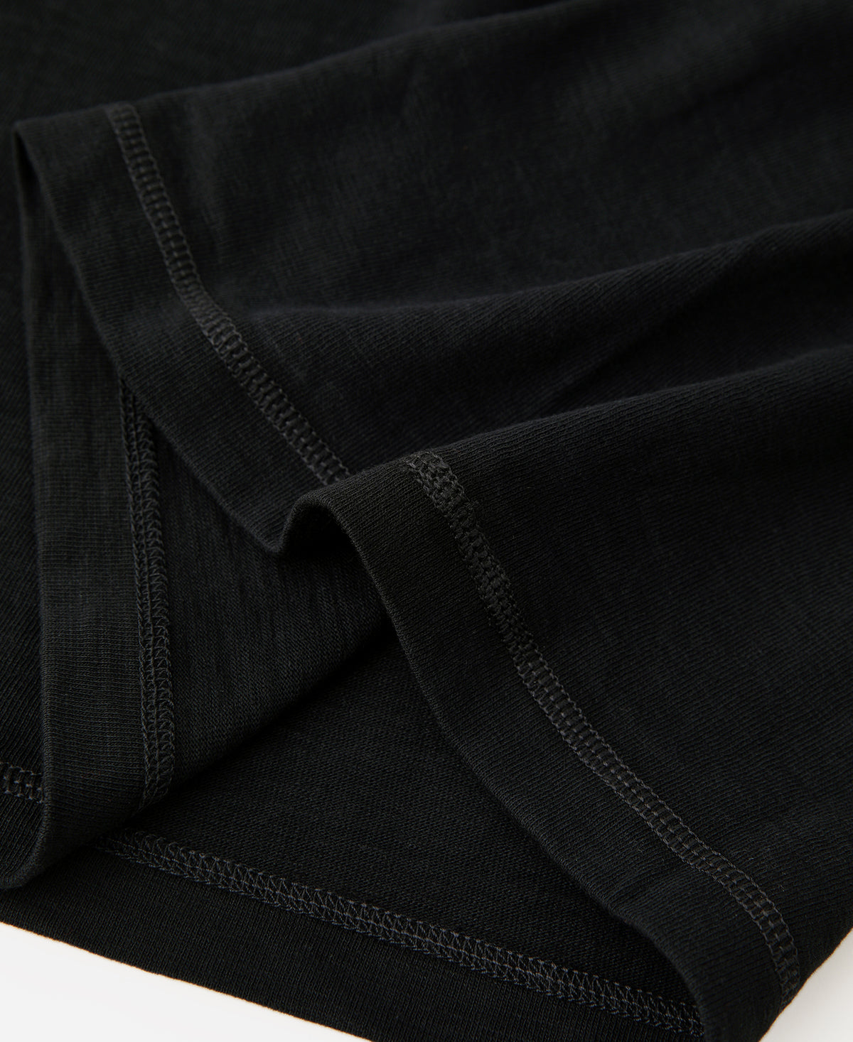 10.5 oz US Cotton Tubular Gusset T-Shirt - Black