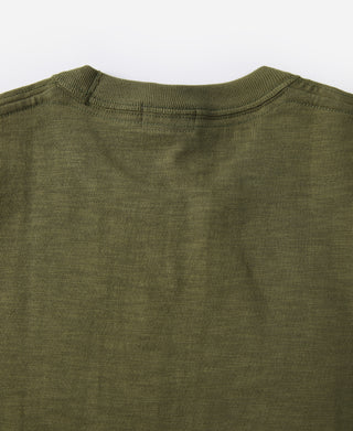 10.5 oz US Cotton Tubular Gusset T-Shirt - Green