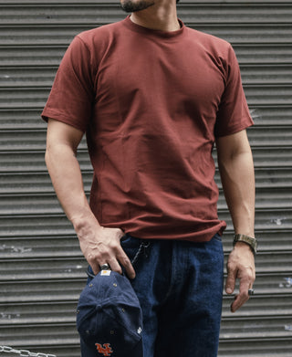 10.6 oz Reverse Weave T-Shirt - Red