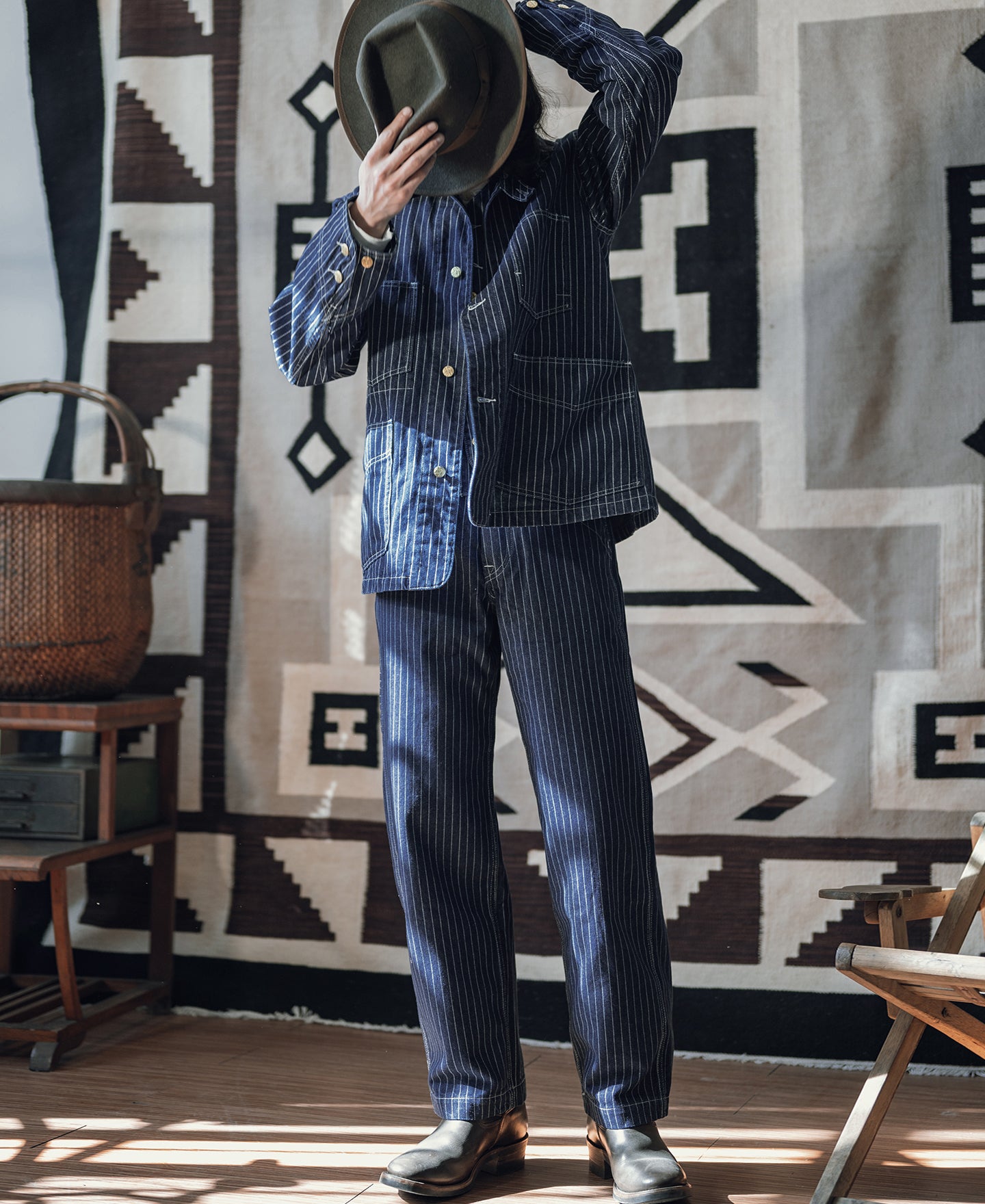 1920s Wabash Railway Work Pants 12 oz Denim Bronson – Bronson