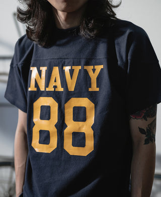 US Naval Football T-Shirt - Navy