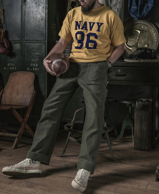 US Naval Football T-Shirt - Yellow