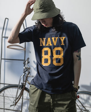 US Naval Football T-Shirt - Navy