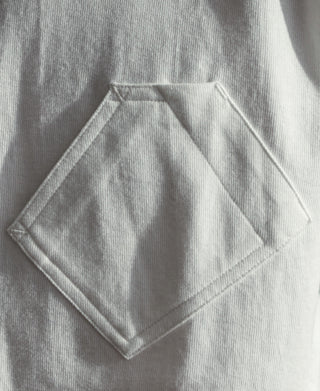 1930s Slanted Pocket Tubular T-Shirt - White