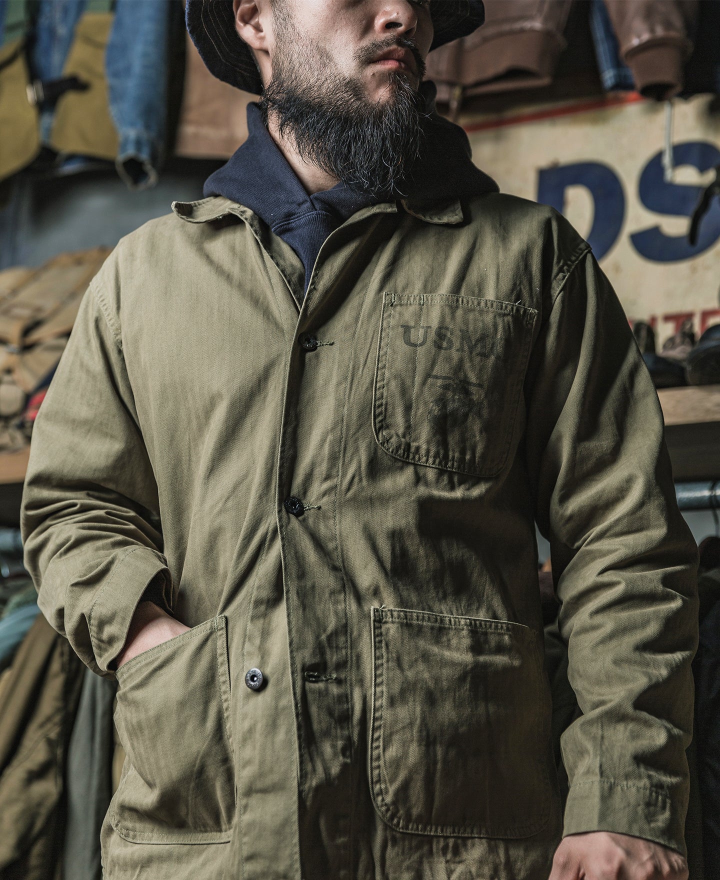 USMC P-41 Herringbone Twill Utility Jacket | Bronson