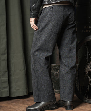 1940s Covert Salt & Pepper Trousers