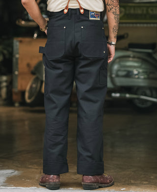 Heavy Duty Canvas Double Knee Pants - Navy