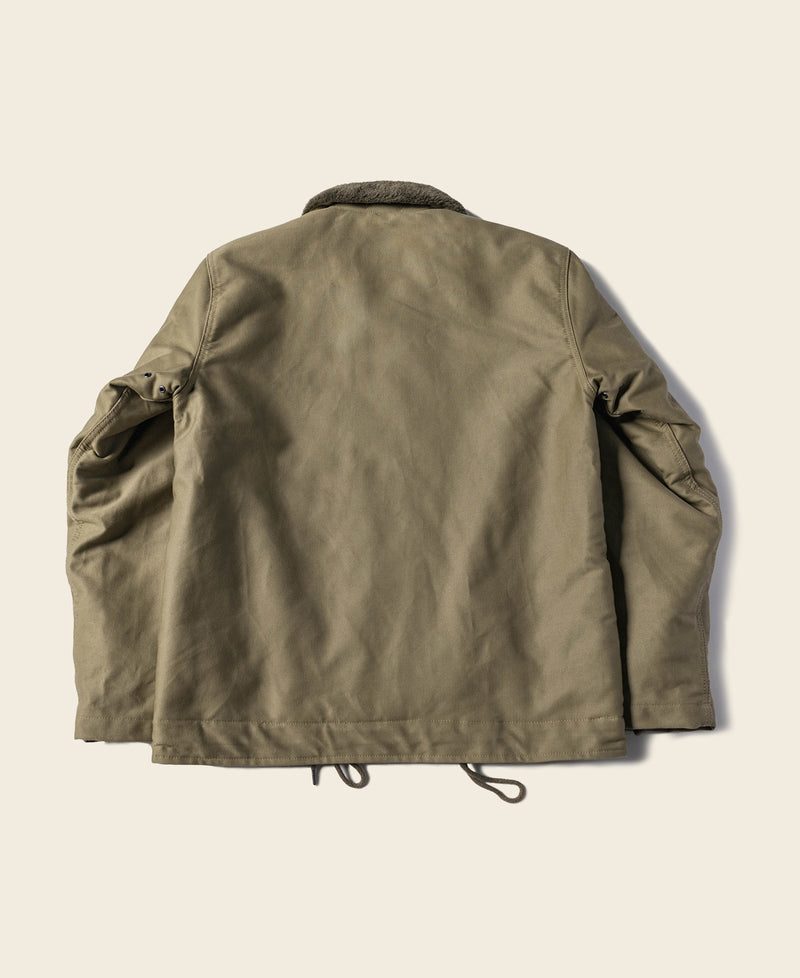 1940s USN 3rd Type N-1 Woolen Deck Jacket - Khaki Stencil | Bronson ...